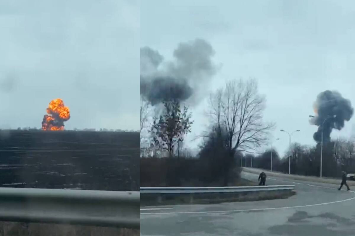 Bombardean aeropuerto de Vínnytsia: Ocho misiles rusos caen contra las instalaciones