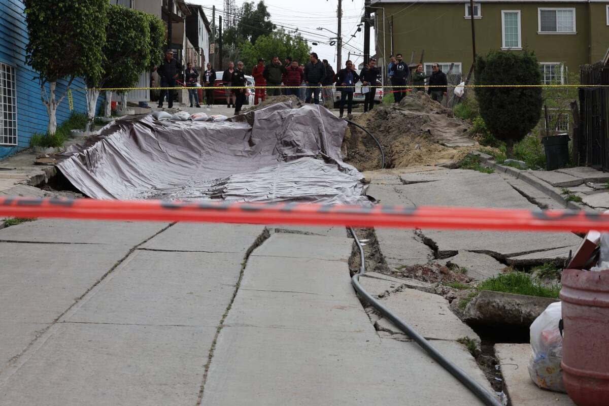 Hundimiento afecta a 12 casas en colonia Del Río