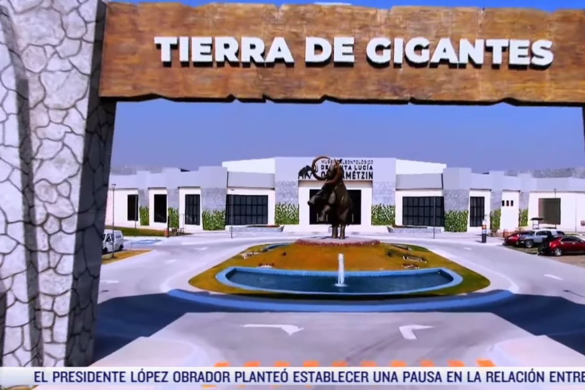 Así es el Museo del Mamut en el AIFA