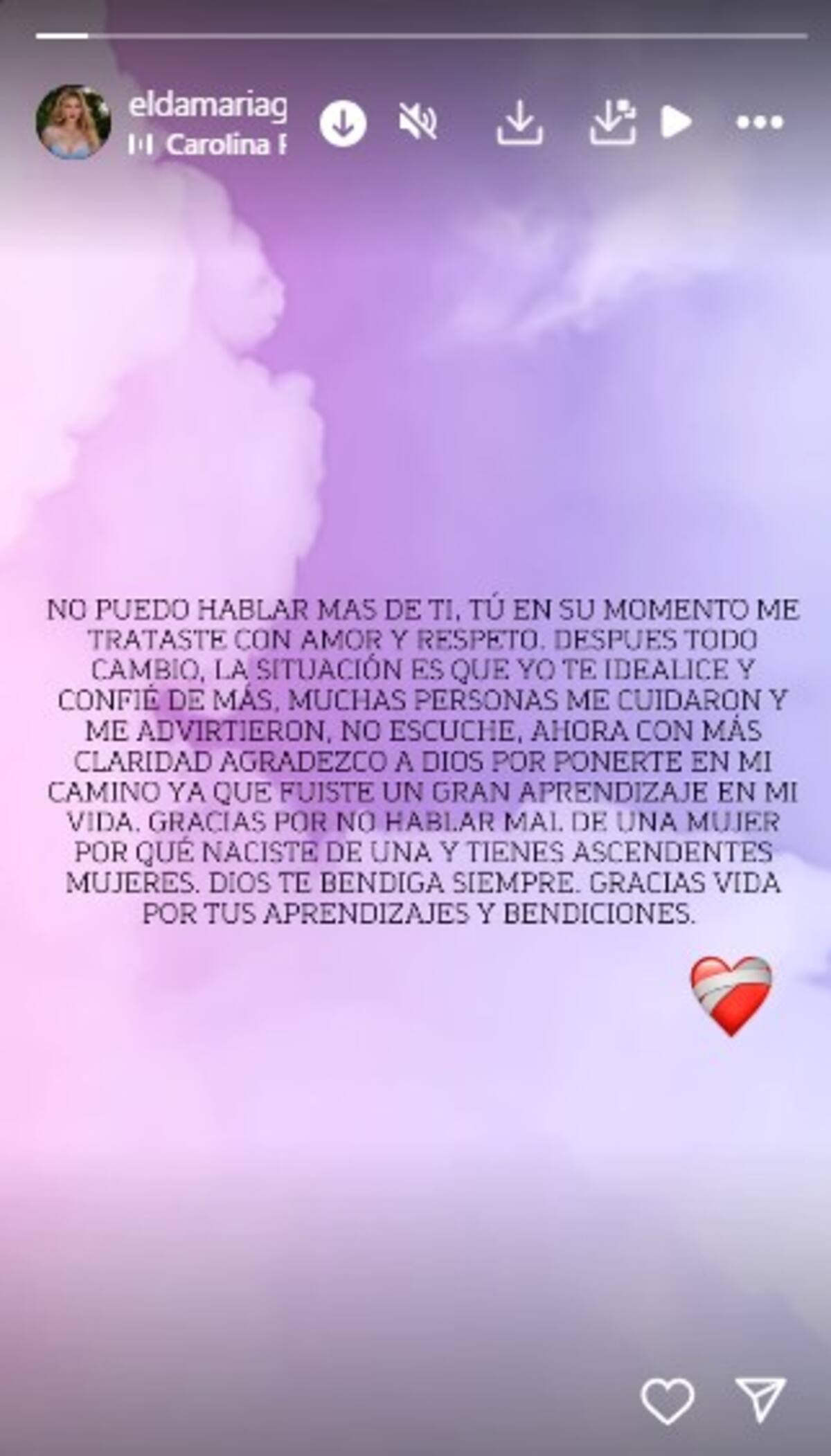 Elda María / Instagram @eldamariagamiz