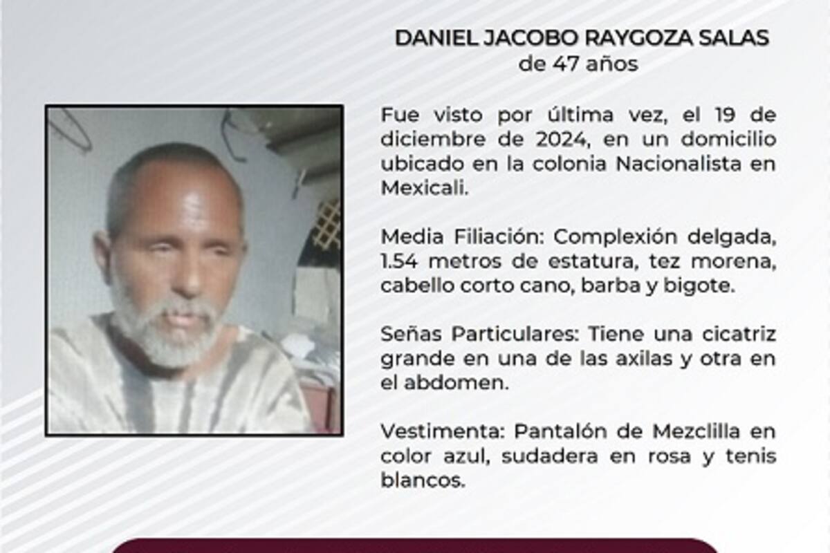 Solicitan apoyo para localizar a Daniel Raygoza Salas