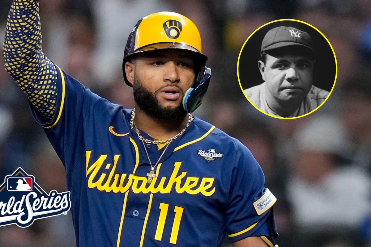 Jackson Chourio logra lo que nadie había conseguido en 98 años de Serie Mundial: iguala récord de Babe Ruth y supera a Andruw Jones