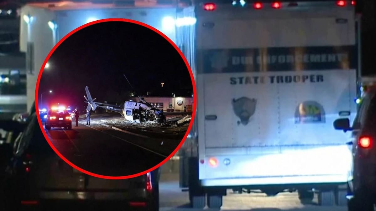 Accidente aéreo durante operativo por tirador en Flagstaff, Arizona: helicóptero del Departamento de Seguridad Pública cae, deja dos muertos y activa pesquisa de la NTSB