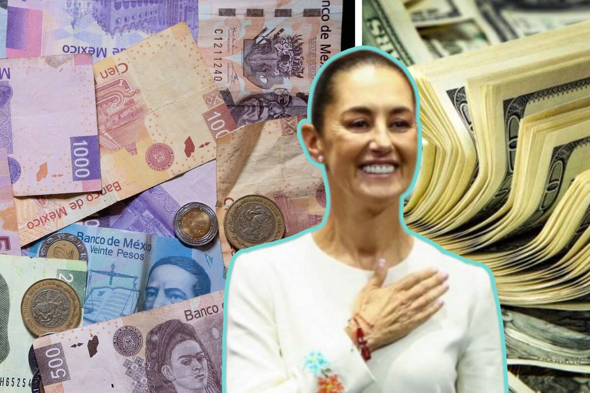 Peso mexicano sube frente al dolar tras toma de protesta de Claudia Sheinbaum