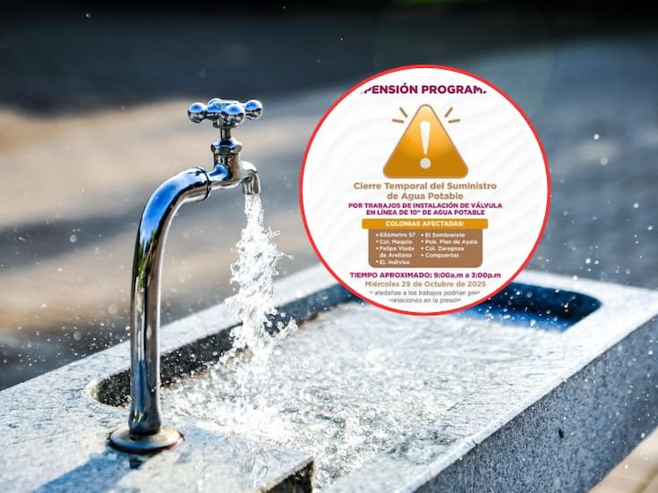 Suspenderán temporalmente el suministro de agua en varias colonias de Mexicali