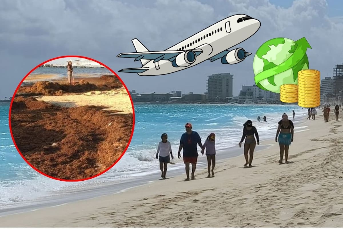 Sargazo, “superpeso”, percepción inseguridad y falta de vuelos impactan a Cancún, Puerto Vallarta y Los Cabos durante el verano con reducción de hasta 13.7% de visitantes durante 2026