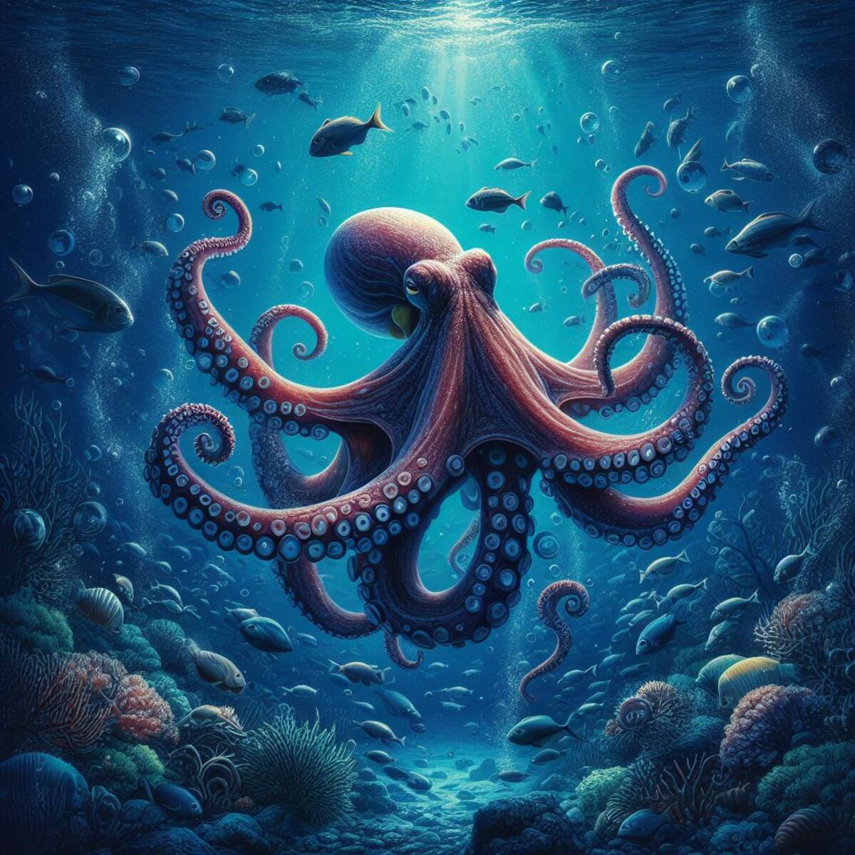 Un dato curioso sobre ellos es que tienen tres corazones. Dos de estos corazones bombean sangre a las branquias, donde se oxigena, mientras que el tercero bombea sangre oxigenada al resto del cuerpo. Esta distribución única les proporciona una increíble capacidad para moverse ágilmente a través del agua.