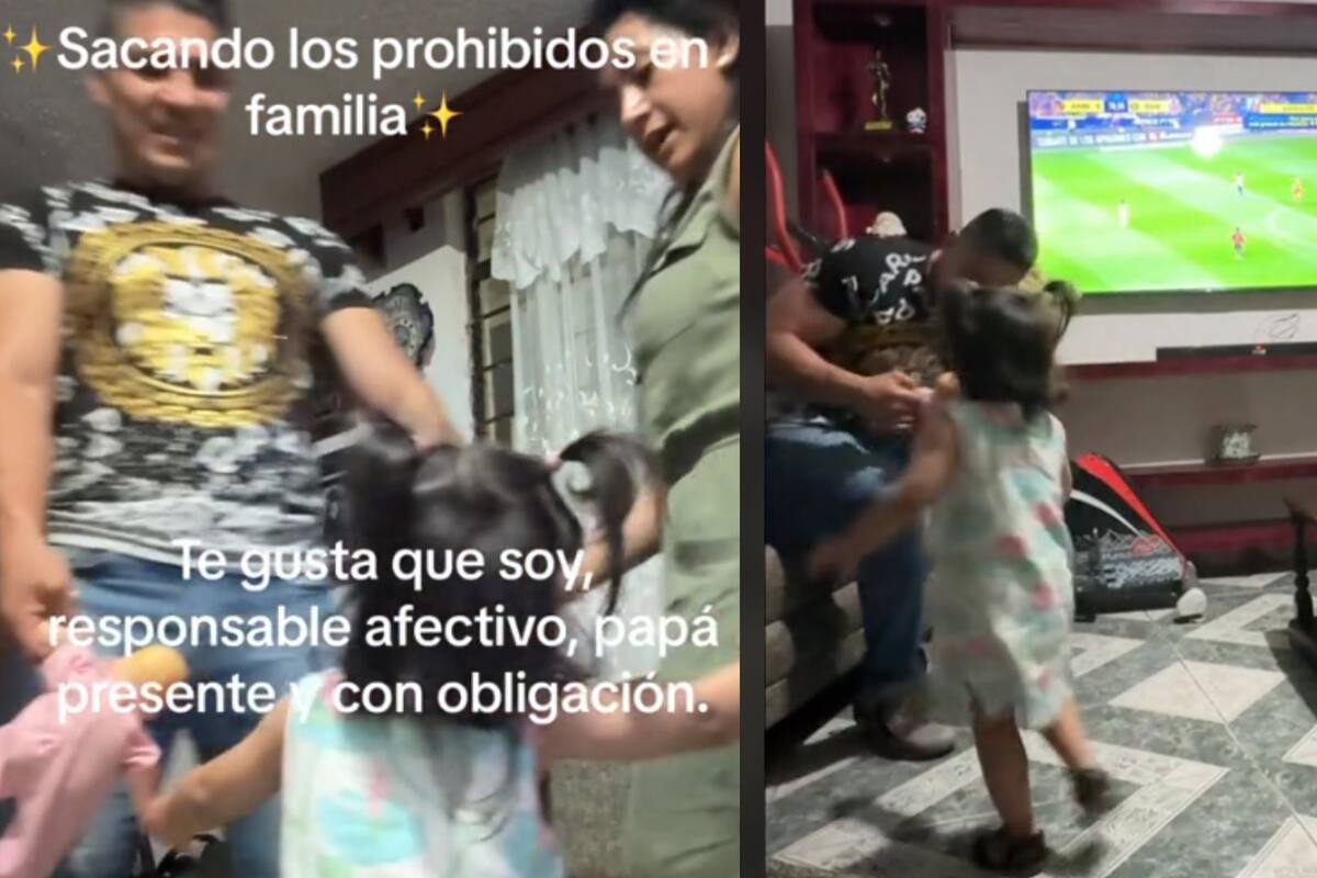 Hombre se viraliza en TikTok por demostrar que es posible ser un padre presente