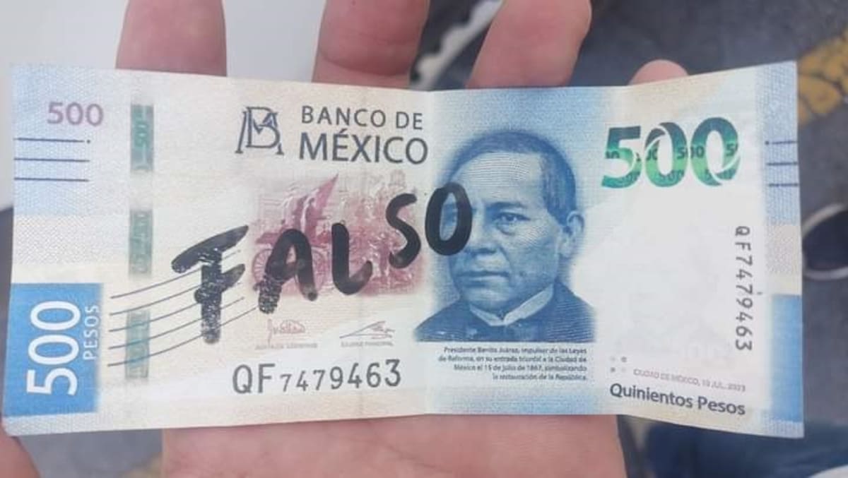 Identificar un billete falso es importante para evitar perder dinero, porque estos no se pueden cambiar