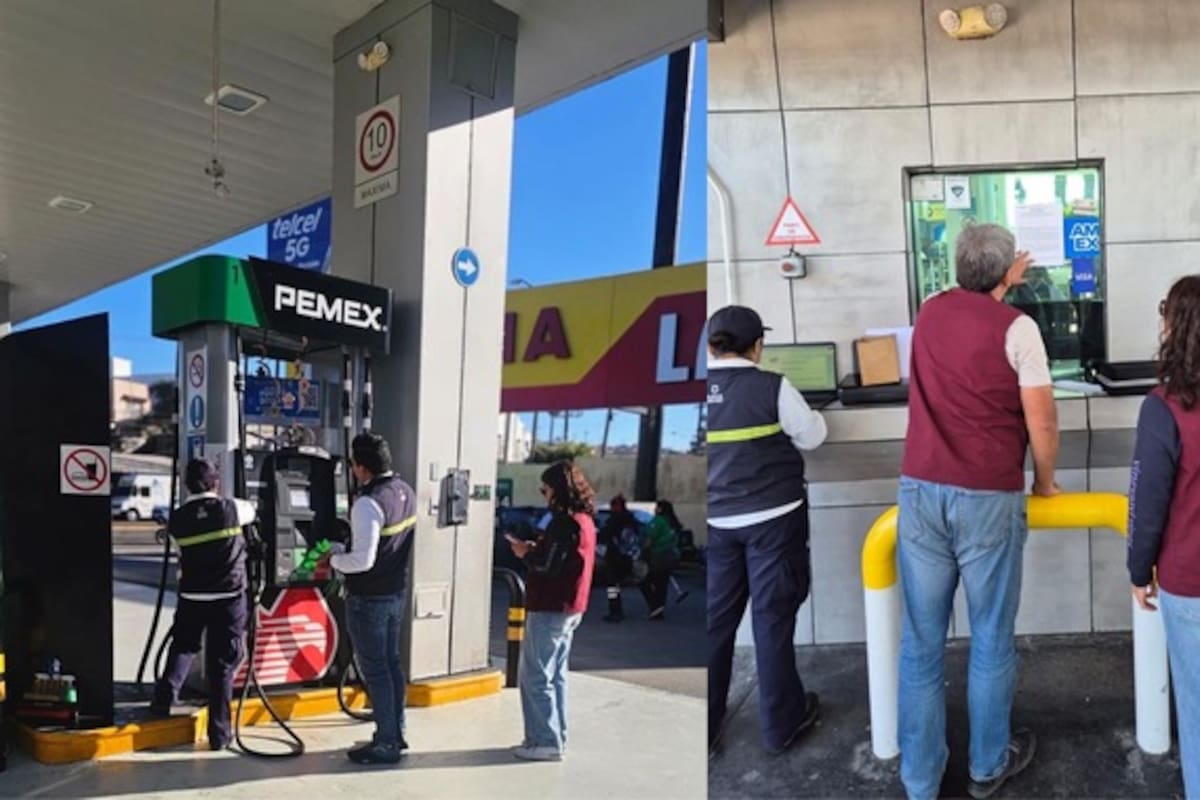 Operativo federal detecta irregularidades en gasolineras de BC