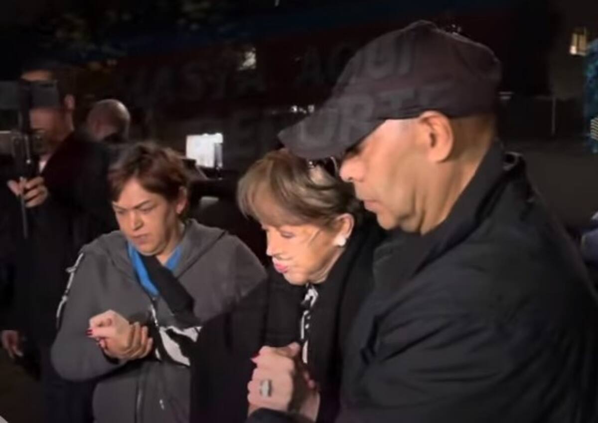 Lolita Ayala en la misa de Talina Fernández / Canal de YouTube: Berenice Ortiz: