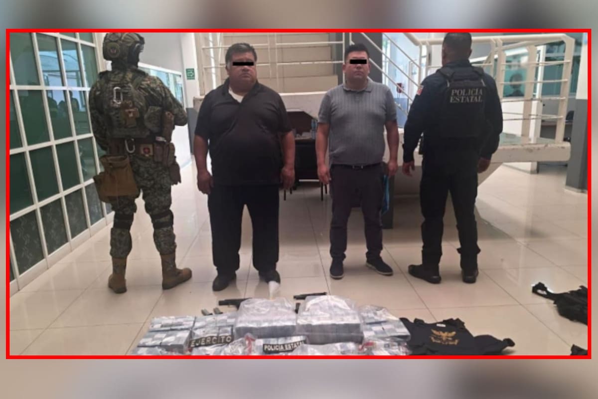 Juez ordena prisión preventiva a dos detenidos con 37 millones de pesos en Naucalpan