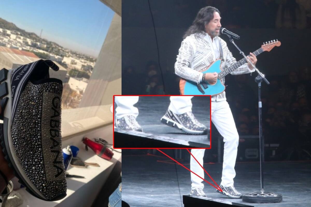 ¿Buki ceniciento? A Marco Antonio Solís se le olvidó un zapato en Hermosillo