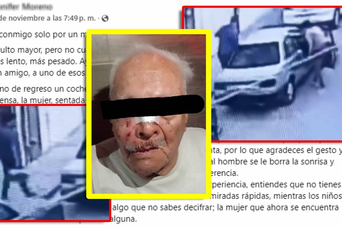Asaltan y golpean brutalmente a abuelito de 102 años en León, Guanajuato