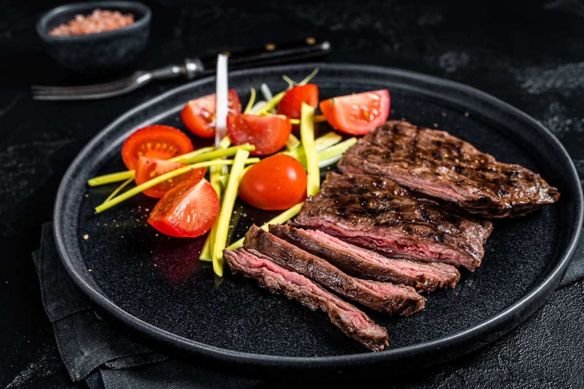 Carne asada con un toque cítrico