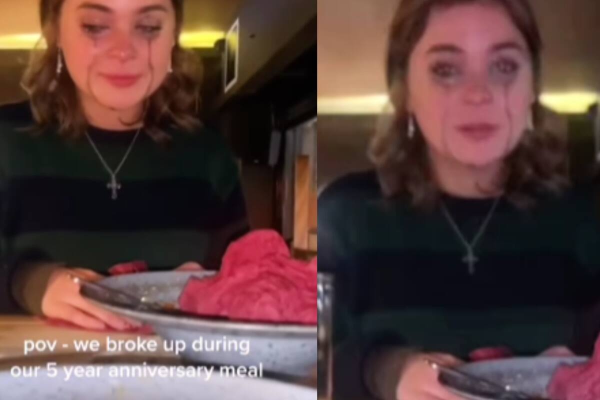 Novios rompen durante su cena de aniversario en un restaurante y ahora no saben que hacer