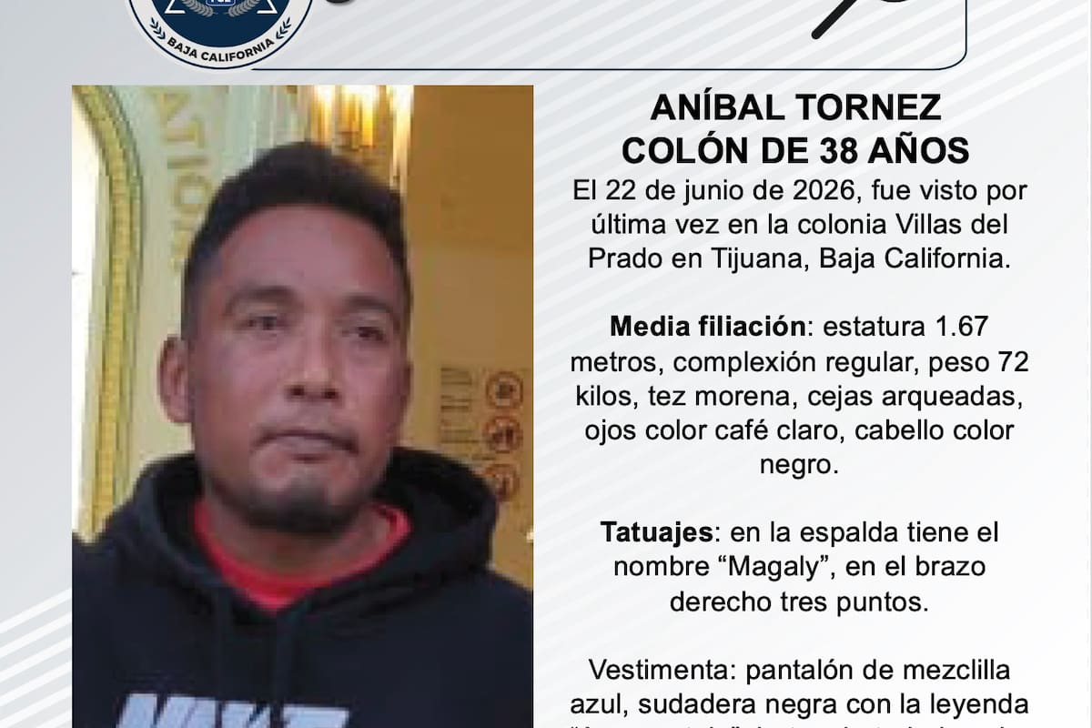 Se busca Aníbal Tornez Colón de 38 años