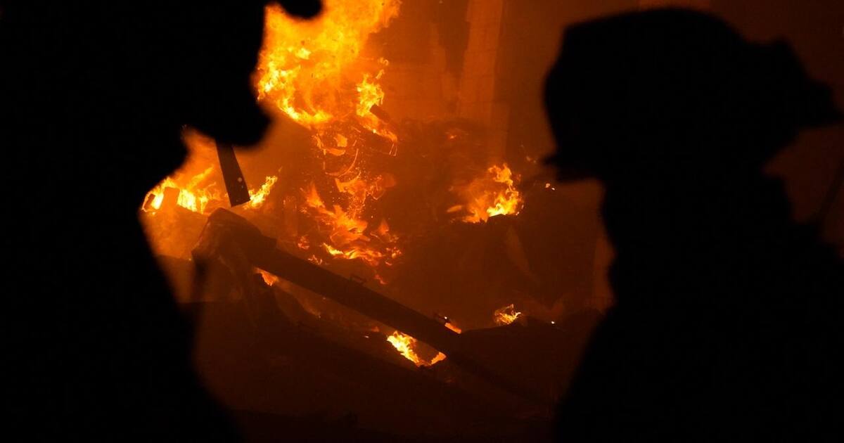 Alarma por incendio en fábrica