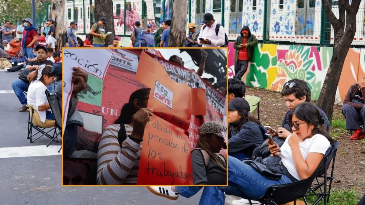 Maestros de la CNTE cambian el Estadio Ciudad de México por oficinas de Afores: protesta por pensiones afectará Reforma y Avenida Revolución este jueves