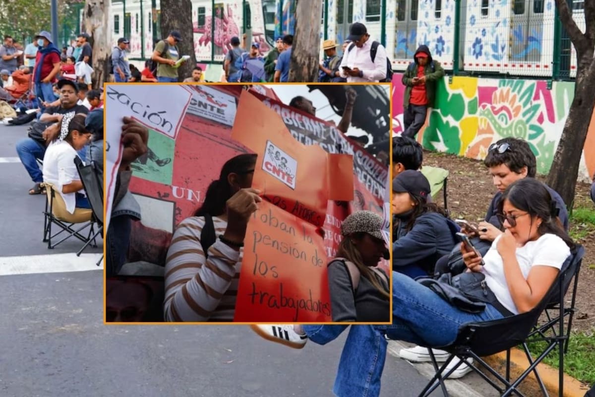 Maestros de la CNTE cambian el Estadio Ciudad de México por oficinas de Afores: protesta por pensiones afectará Reforma y Avenida Revolución este jueves