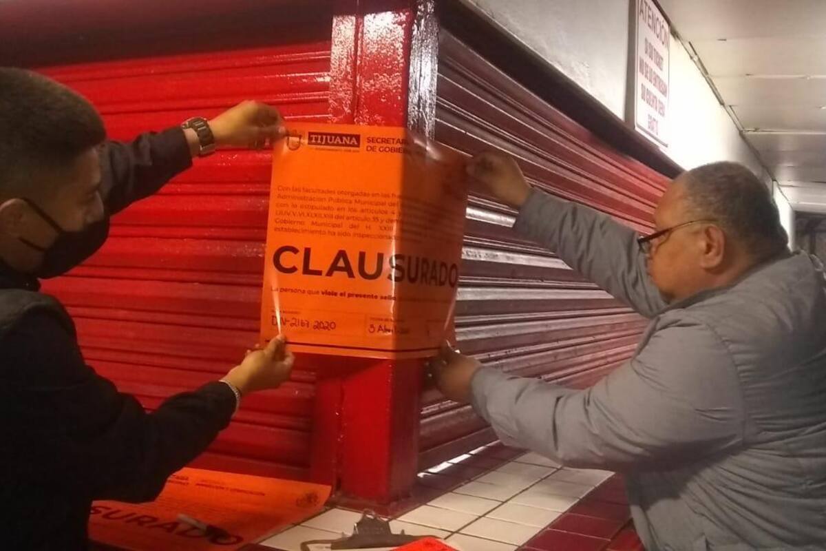 Clausuran negocios por no respetar reglas de contingencia