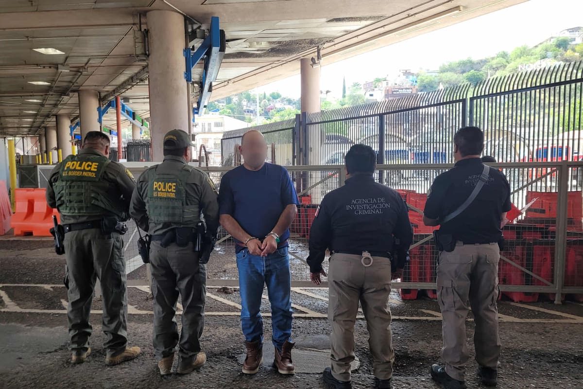 Patrulla Fronteriza entrega por Nogales a prófugo de la justicia