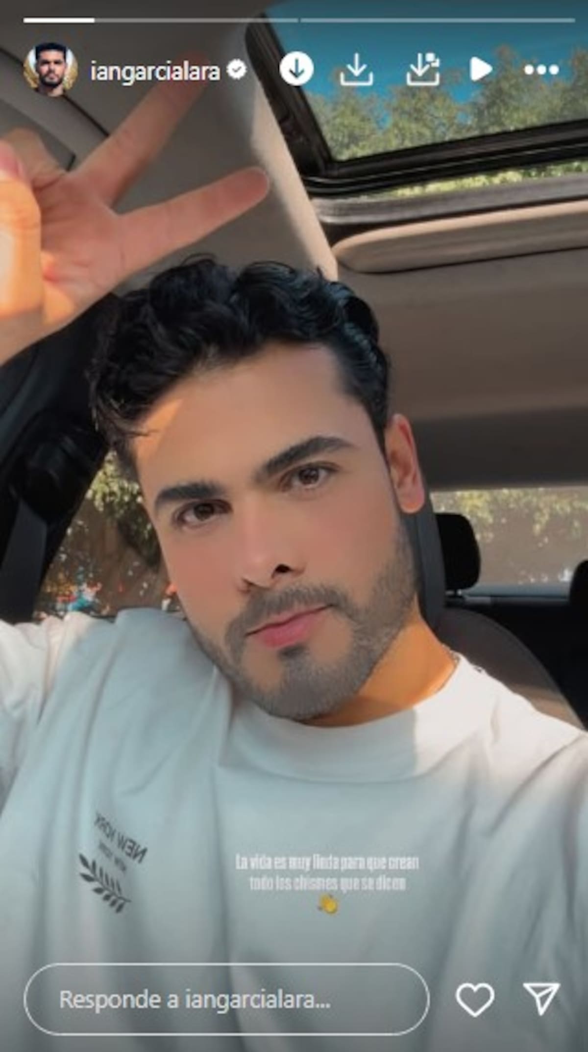 Cuñado de lanzar habría lanzado indirecta ante las acusaciones en contra del actor | Instagram @iangarcialara