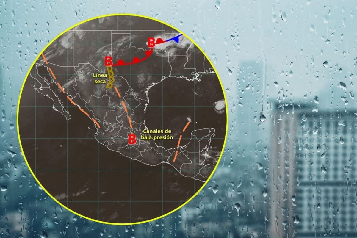 Clima HOY en México: alertan por lluvias muy fuertes, tormentas eléctricas y posible formación de torbellinos en el noreste; frente frío 39 traerá vientos intensos