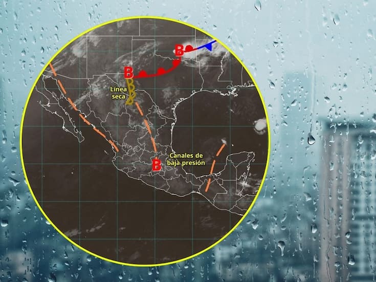 Clima HOY en México: alertan por lluvias muy fuertes, tormentas eléctricas y posible formación de torbellinos en el noreste; frente frío 39 traerá vientos intensos