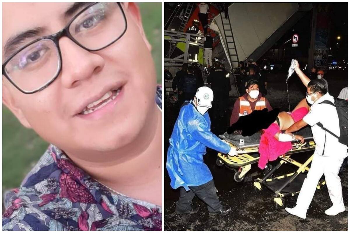 Omar Peralta, el enfermero que estuvo en el metro de la Línea 12 y se quedó a ayudar a los heridos