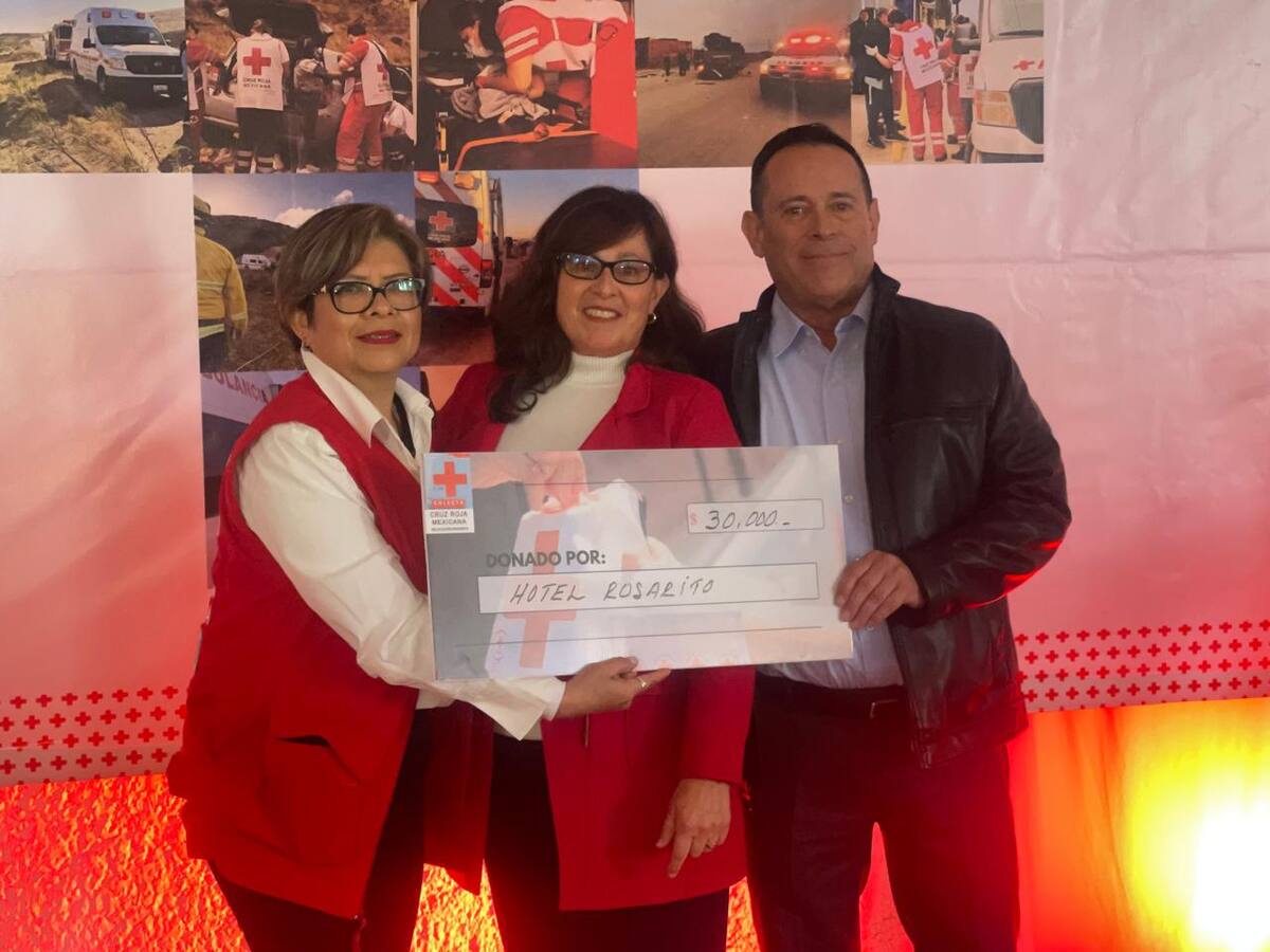 En las últimas dos colectas anuales de la Cruz Roja Rosarito no han alcanzado recolectar la meta de un millón de pesos.