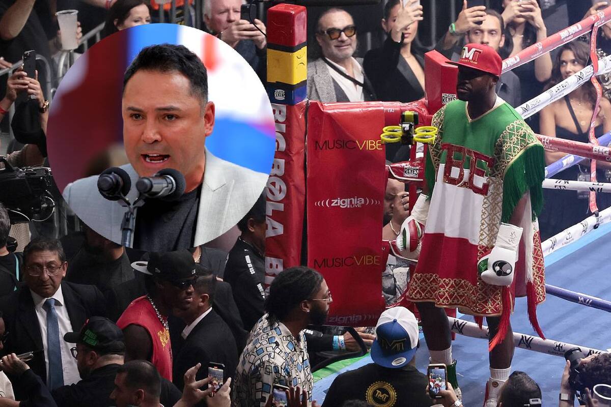 Óscar de la Hoya critica las exhibiciones de Mayweather Jr.: "Deja de avergonzarte"