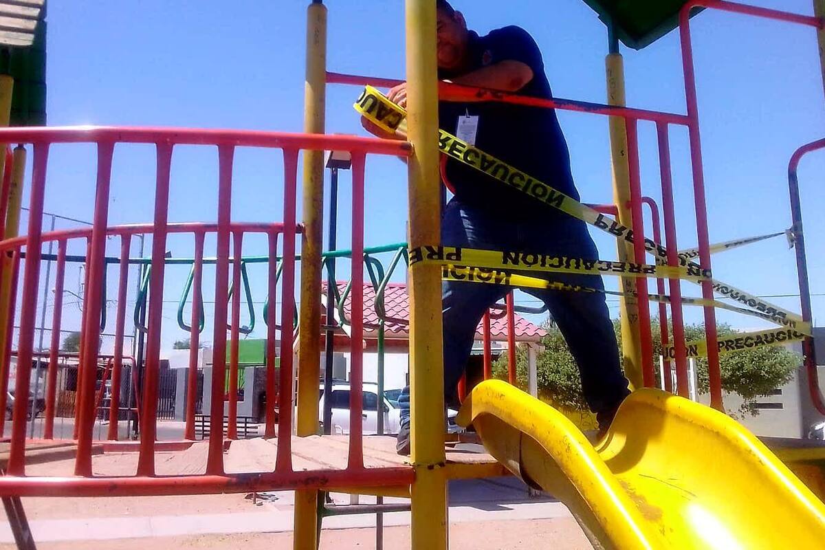 Clausura Protección Civil juegos infantiles en parques