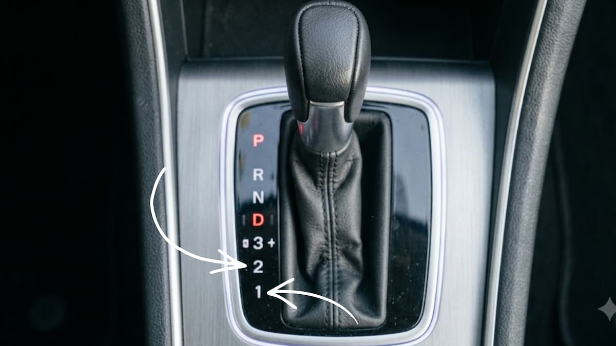 Los números 1 y 2 de la transmisión automática ayudan a controlar el auto en pendientes y reducir el desgaste de los frenos, pero usarlos a una velocidad inadecuada puede forzar el motor y provocar cambios bruscos