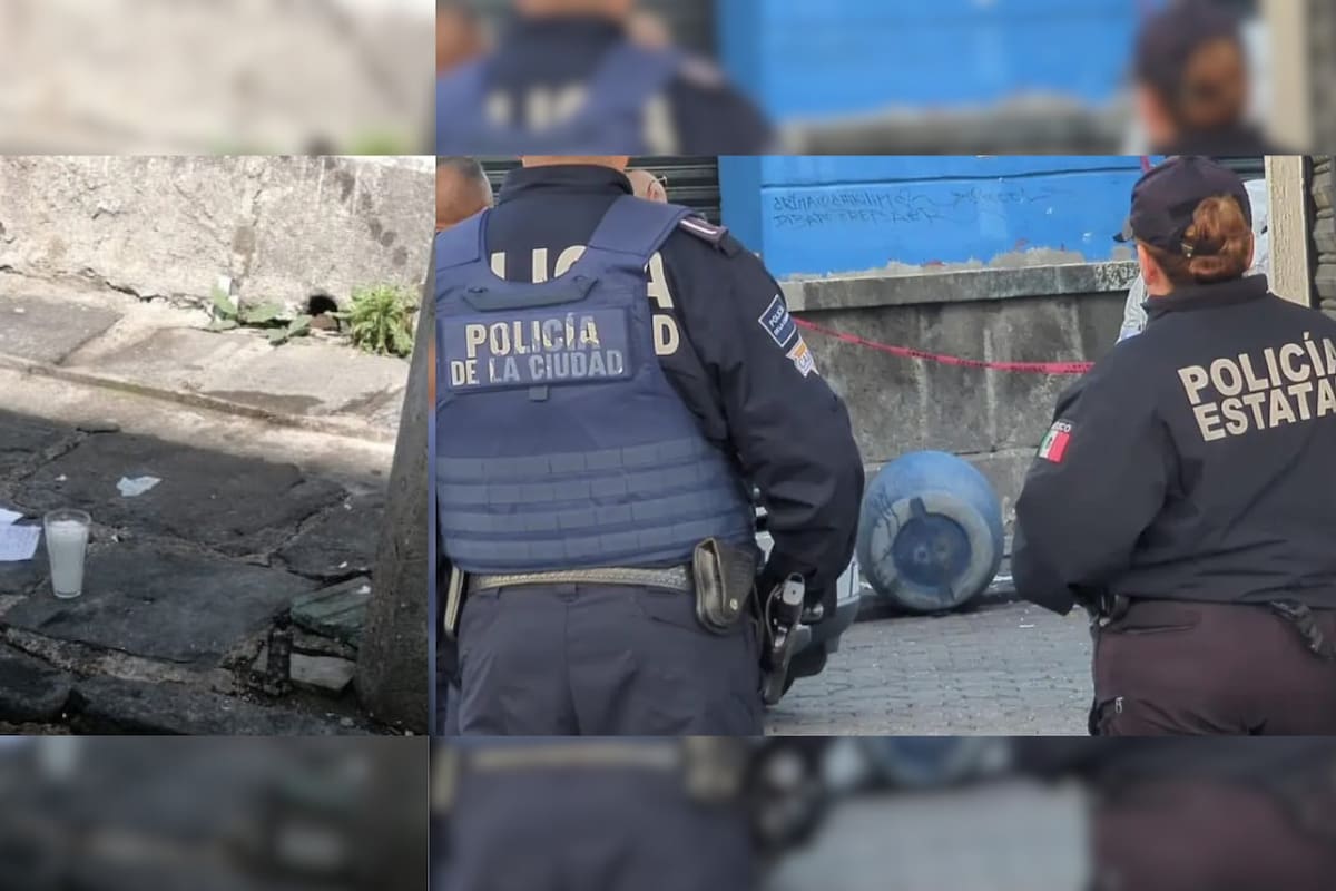 Hallan cuerpo dentro de un tambo en el Centro Histórico de Puebla; junto a los restos se encontró un mensaje con amenazas