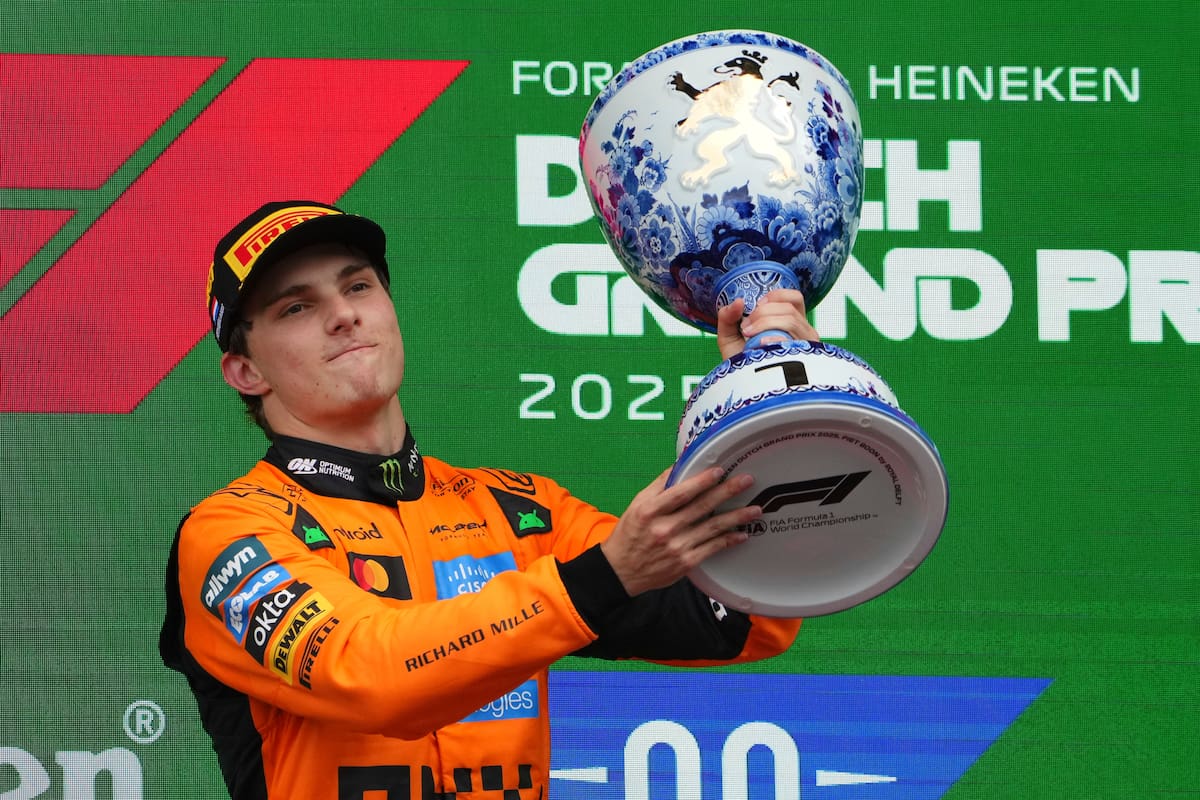 McLaren domina más que nunca la F1 de la mano de Oscar Piastri; conquista el GP de Países Bajos