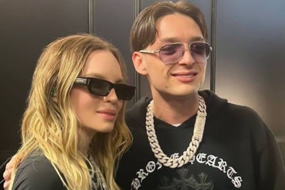 Encuentro de Peso Pluma y Belinda en concierto de Natanael Cano causa sensación