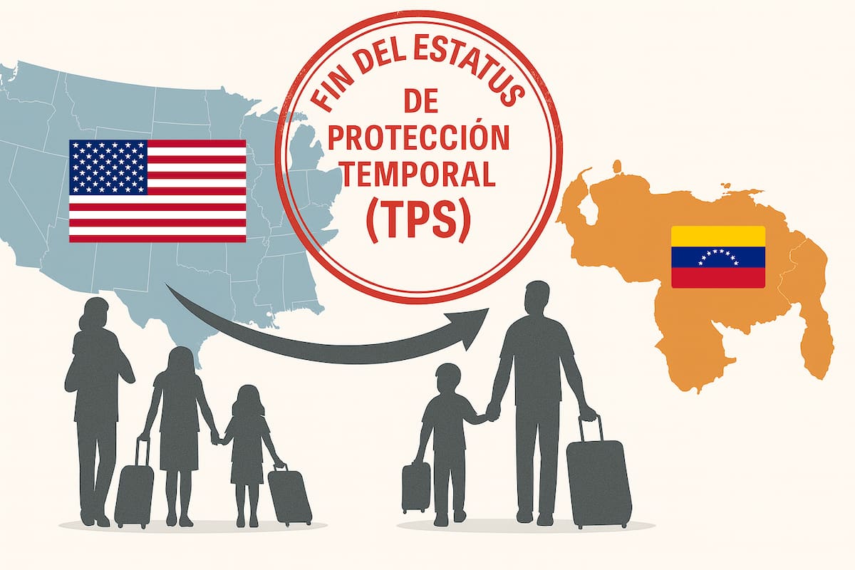 EE.UU. elimina el Estatus de Protección Temporal (TPS) para venezolanos en 2025
