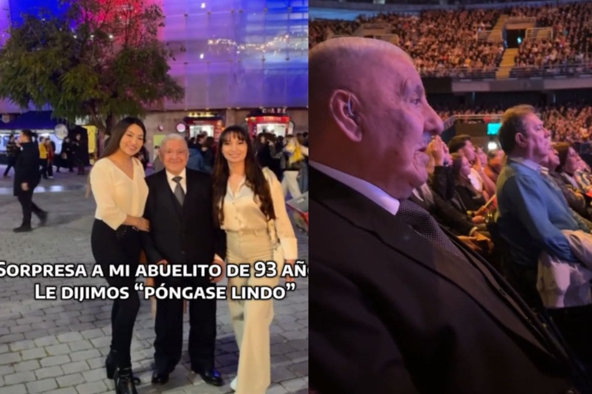 “Póngase lindo”: Mujeres sorprenden a su abuelo de 93 años con un concierto de ópera