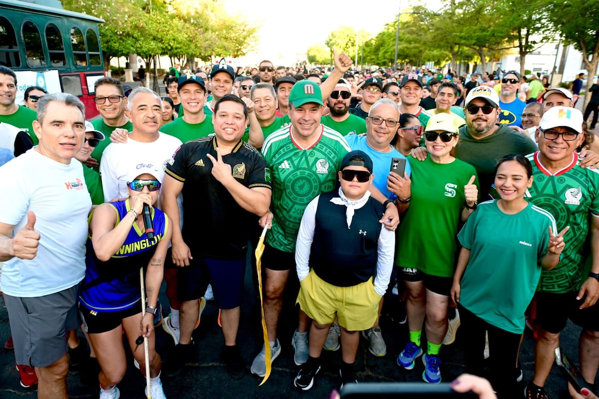 Celebra Toño Astiazarán exitoso Trote Amistoso rumbo al Maratón Internacional Hermosillo 2026