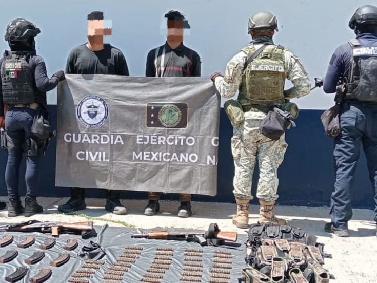 Tras ataque a policías en Michoacán son detenidos dos presuntos miembros del CJNG; uno es originario de Sonora