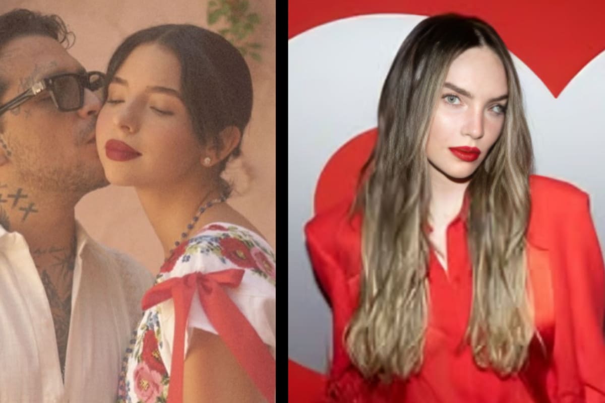 ¿Horas o días? Esto tardó Christian Nodal en tatuarse a Belinda y a Ángela Aguilar