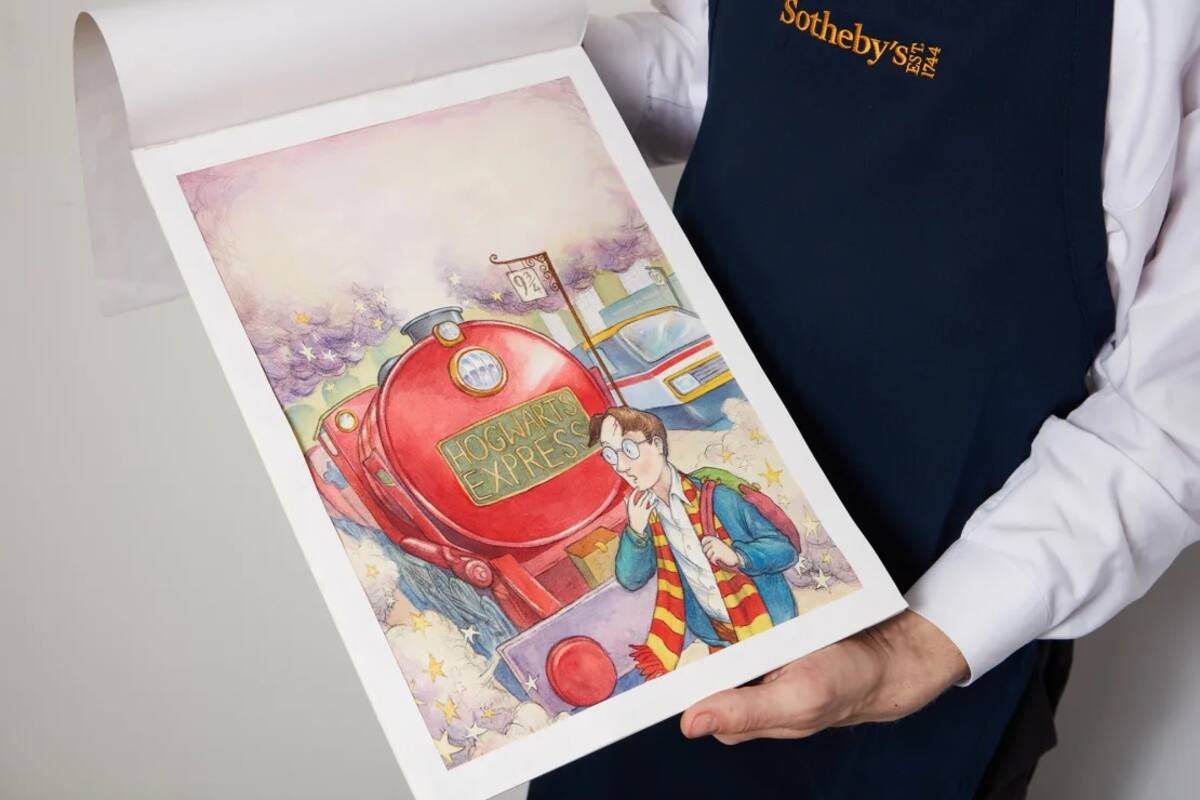 Ilustración original de Harry Potter rompe récords en subasta con venta de 1,9 millones de dólares