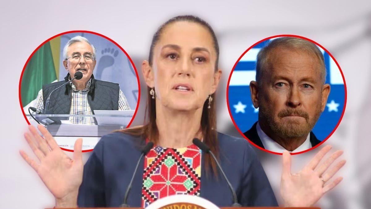 Sheinbaum acusó “actitud injerencista” del embajador de EEUU Ronald Johnson tras señalamientos contra Rubén Rocha Moya y exige pruebas antes de actuar