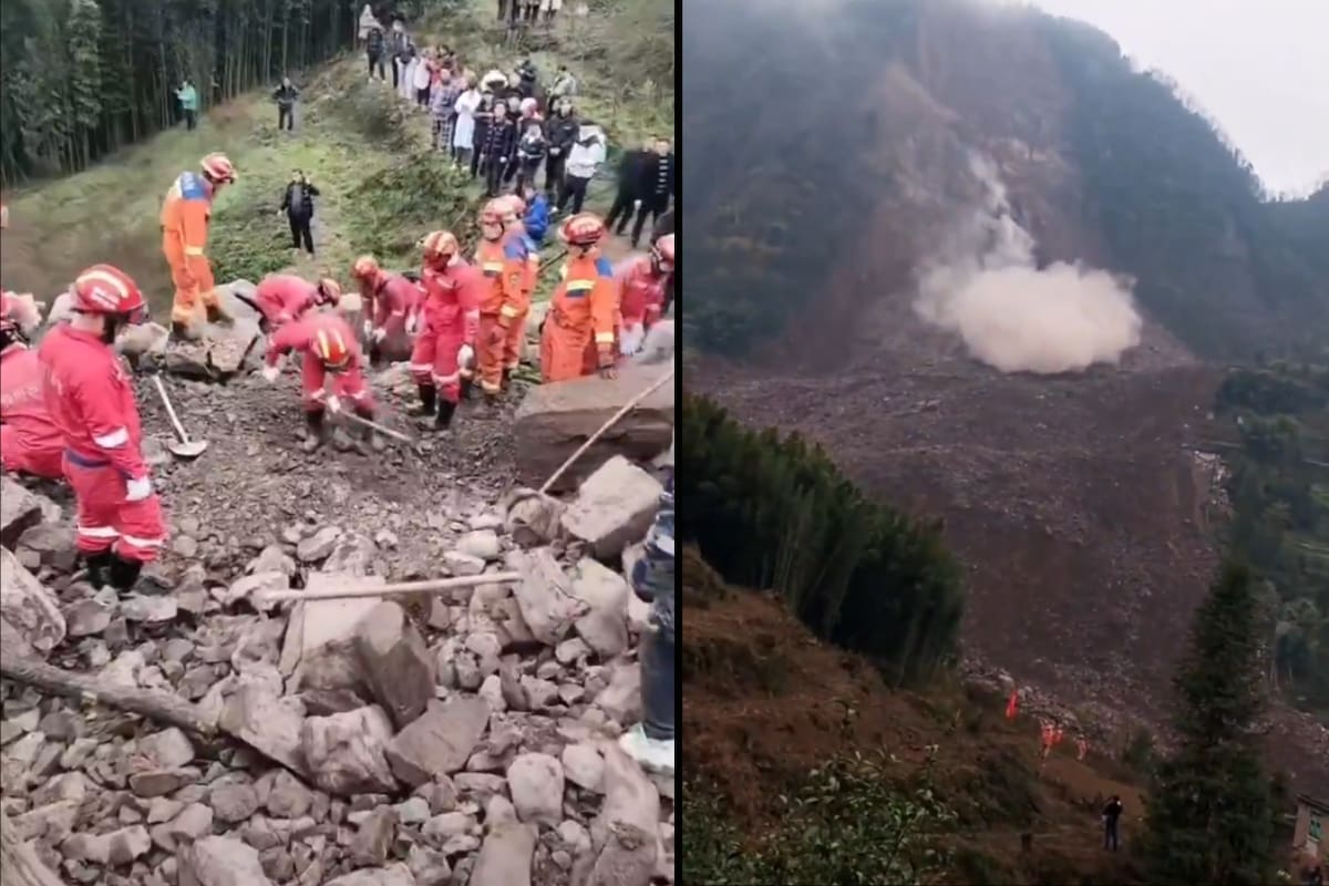 Deslizamiento de tierra en Sichuan, China, deja un muerto y decenas de desaparecidos