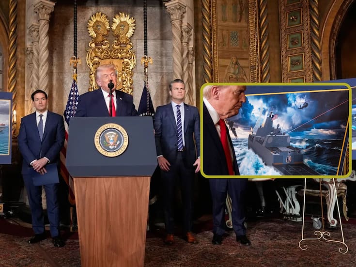 Donald Trump anunció un nuevo buque de guerra “acorazado” para la Armada de Estados Unidos: serán “los más rápidos”, ”grandes”, tendrán un fuerte blindaje y estarán armados con cañones de gran calibre