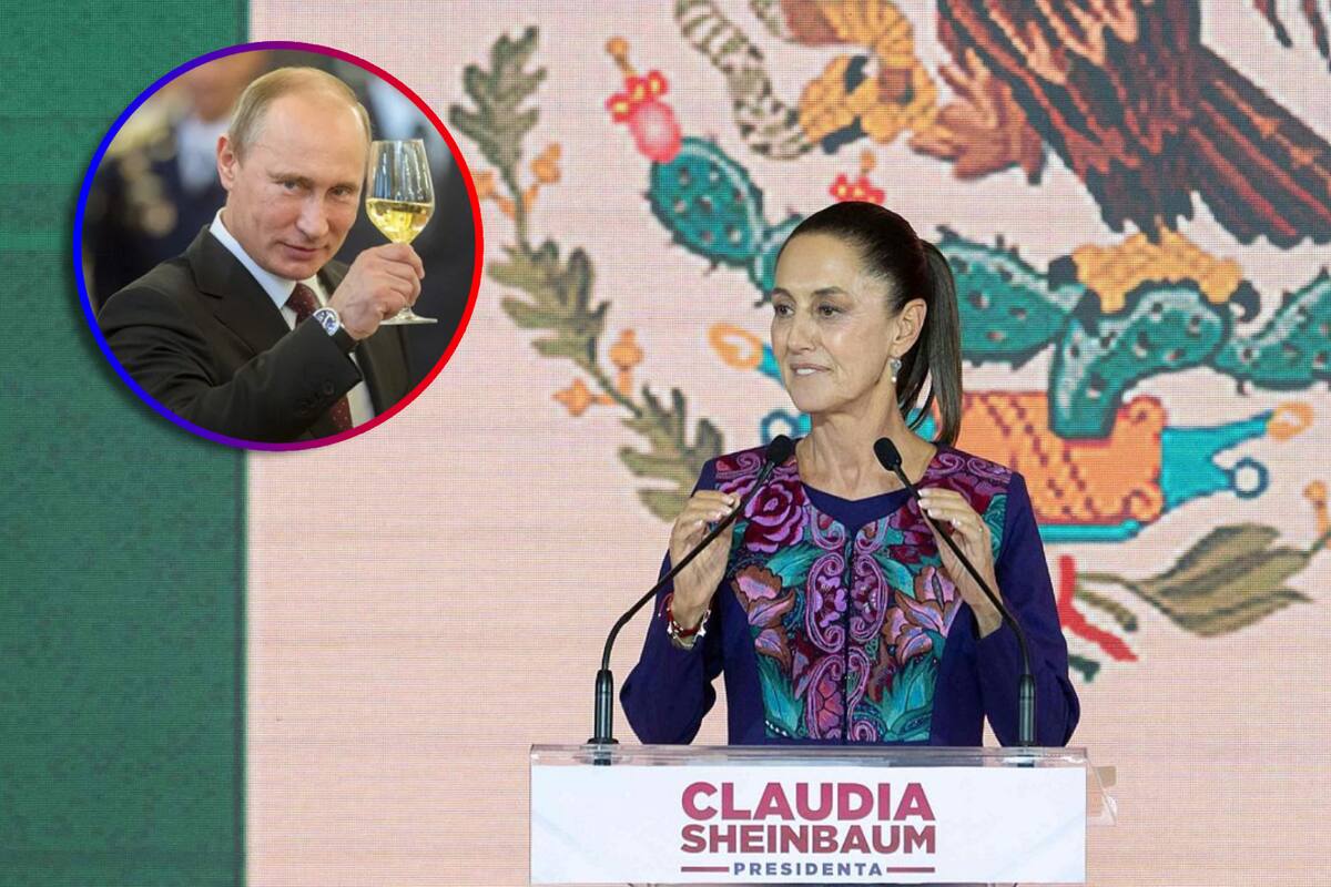 Claudia Sheinbaum extiende invitación a Vladimir Putin para estar presente en su toma de protesta como presidenta de México