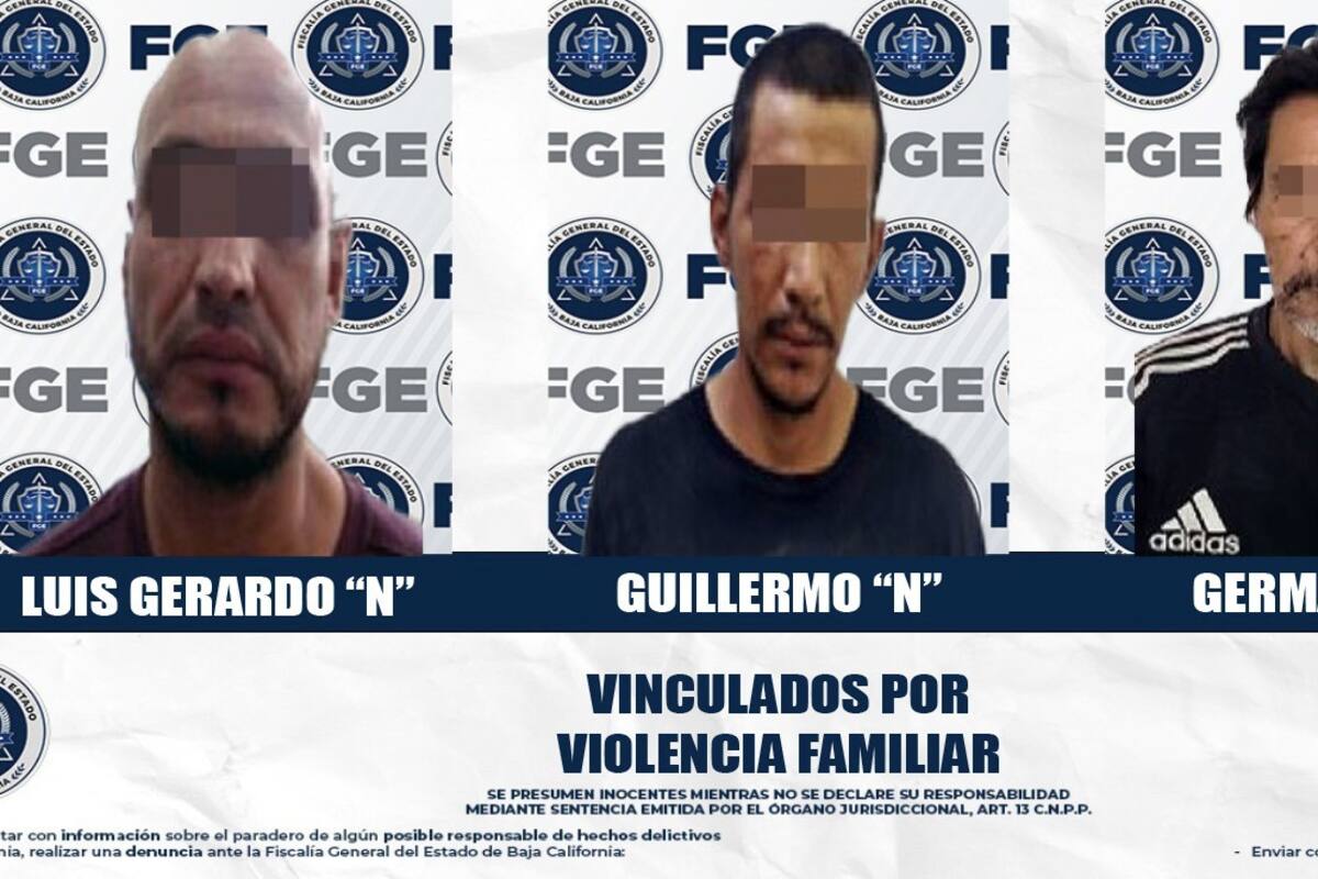 Vinculan a proceso a tres hombres por agredir a sus familiares