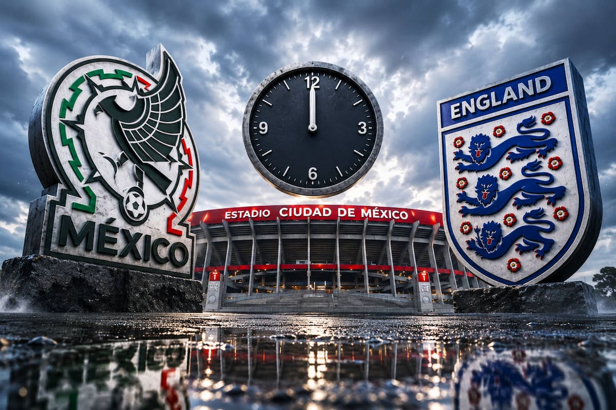 ¡Cambio de último momento! México vs. Inglaterra adelanta su horario en el Azteca por alerta de tormenta