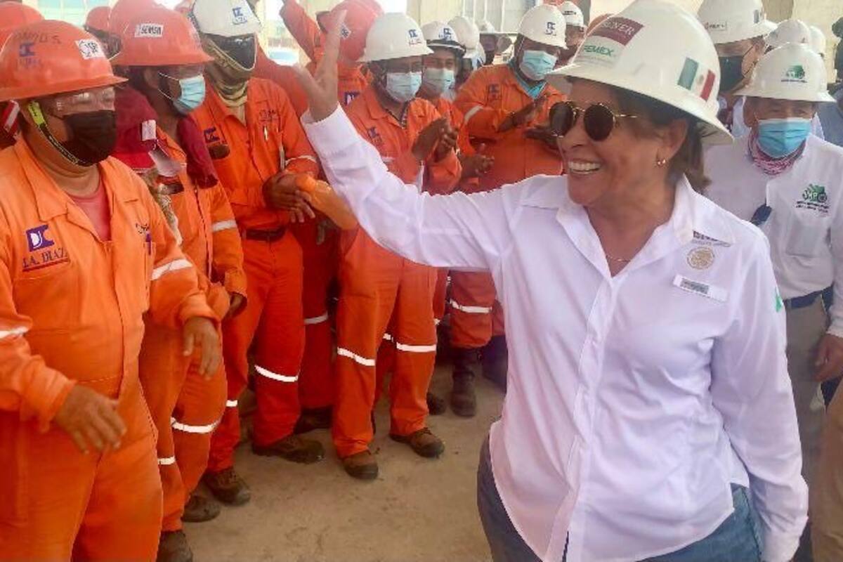 Rocío Nahle se reúne con trabajadores de refinería tras protestas